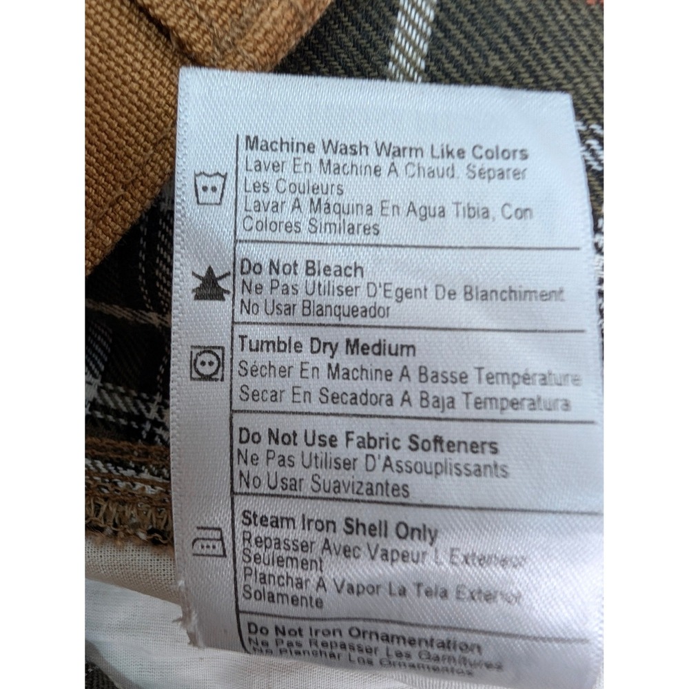 Carhartt‎ Loose Fit Washed Duck Flannel Lined Utility Work Pants 40x34 Brown NWT - Picture 10 of 13